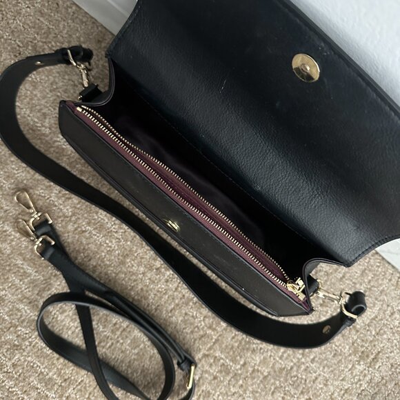 Freja Black Shoulder Bag - Picture 4 of 10